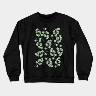 Green Tropical Leaves Crewneck Sweatshirt